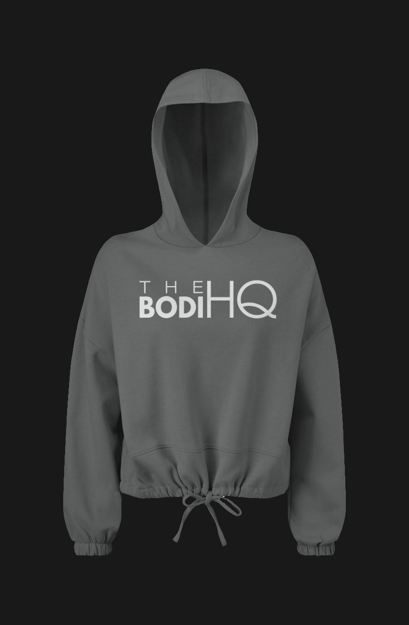Bodi Beauties Cropped Oversize Hooded Sweatshirt