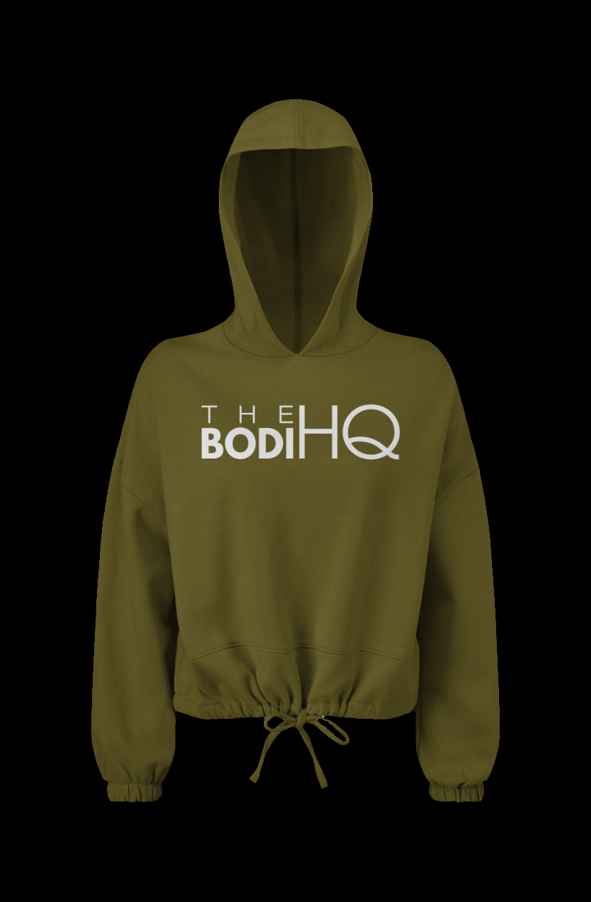 Bodi Beauties Cropped Oversize Hooded Sweatshirt