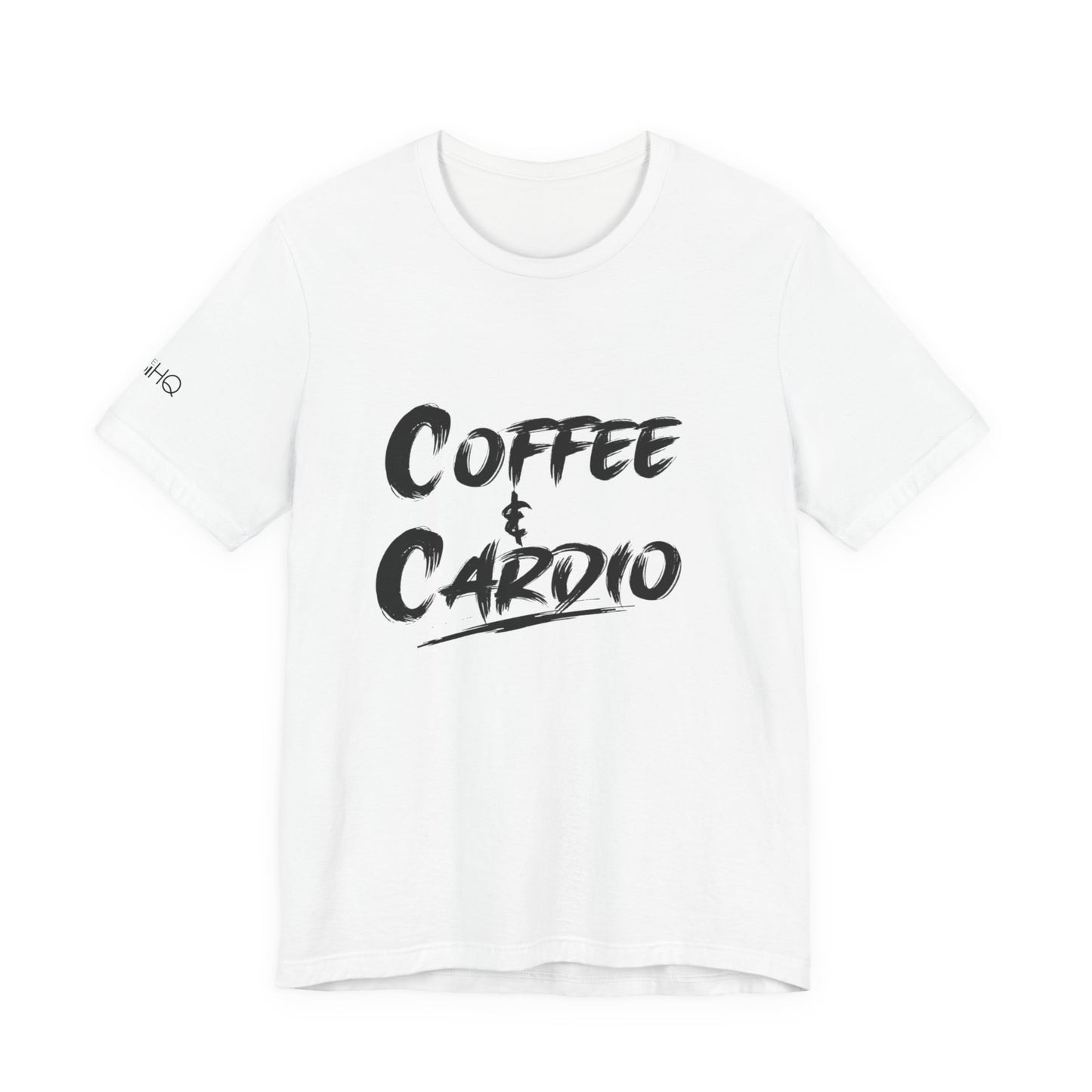 Coffee & Cardio T-Shirt — Fitness Workout Tee for Coffee Lovers