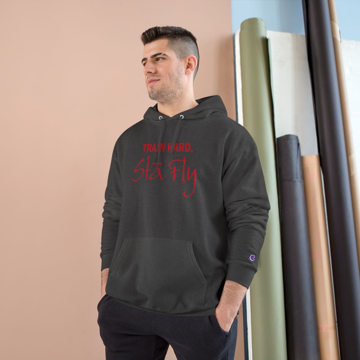 Train Hard Champion Hoodie