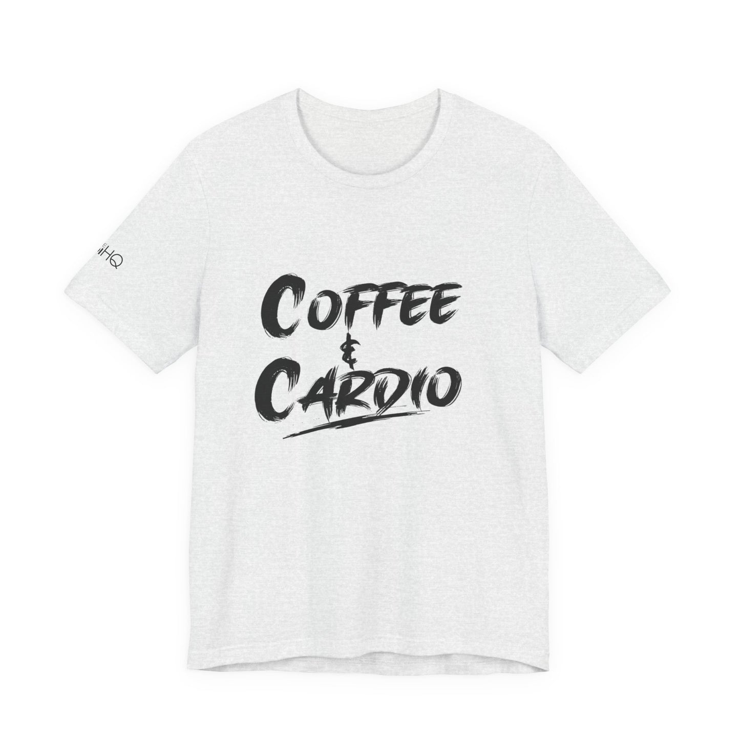 Coffee & Cardio T-Shirt — Fitness Workout Tee for Coffee Lovers