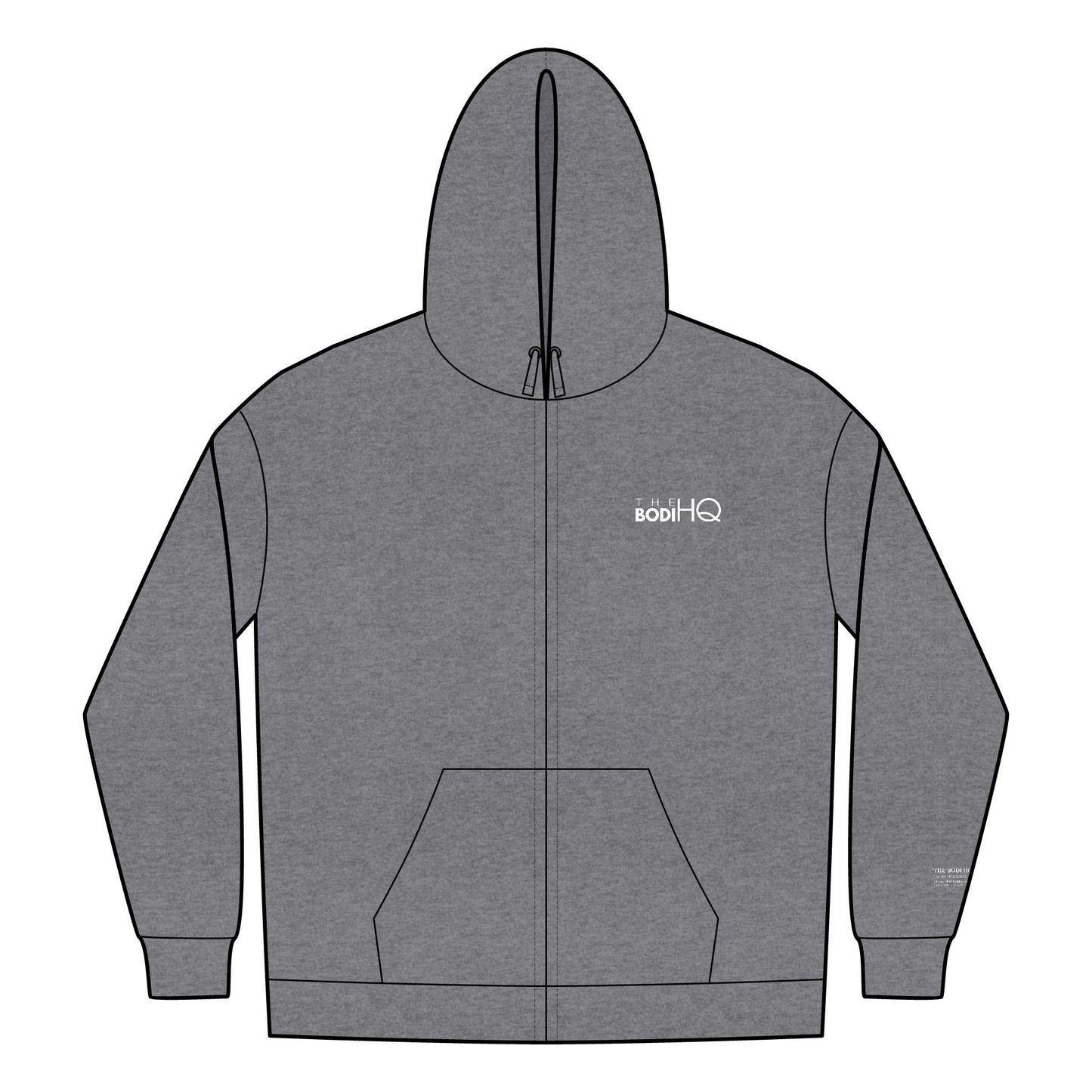 District® Unisex Jersey Full-Zip Hoodie
