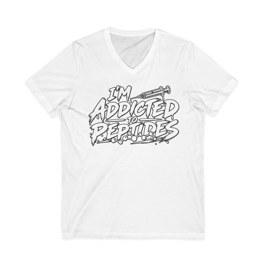 Unisex Jersey Short Sleeve V-Neck Tee