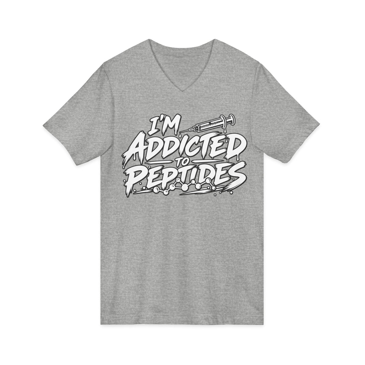 Unisex Jersey Short Sleeve V-Neck Tee