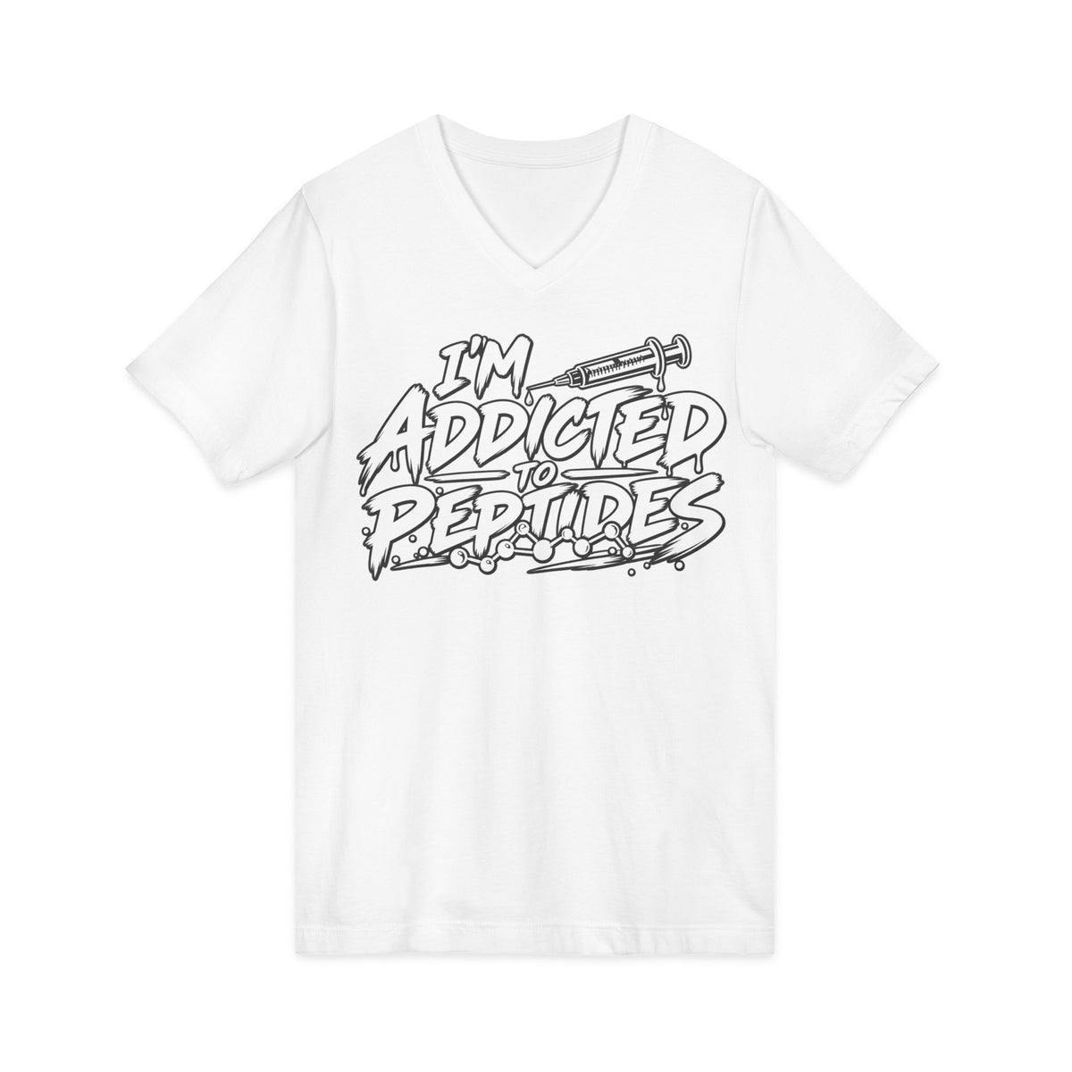 Unisex Jersey Short Sleeve V-Neck Tee
