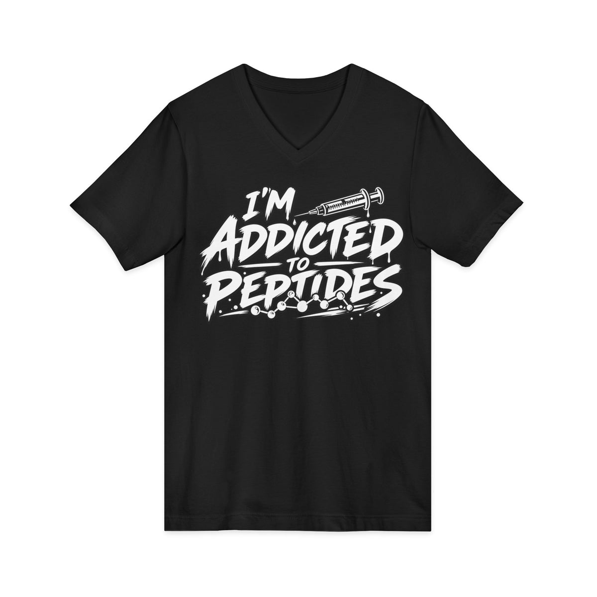 Unisex Jersey Short Sleeve V-Neck Tee