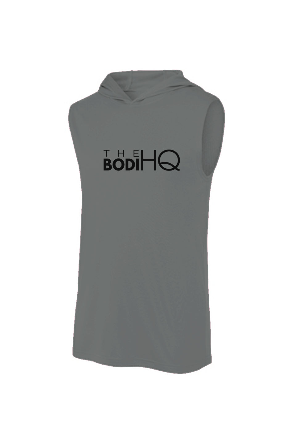  Bodi HQ Grey Sport-Tek Sleeveless Hoodie