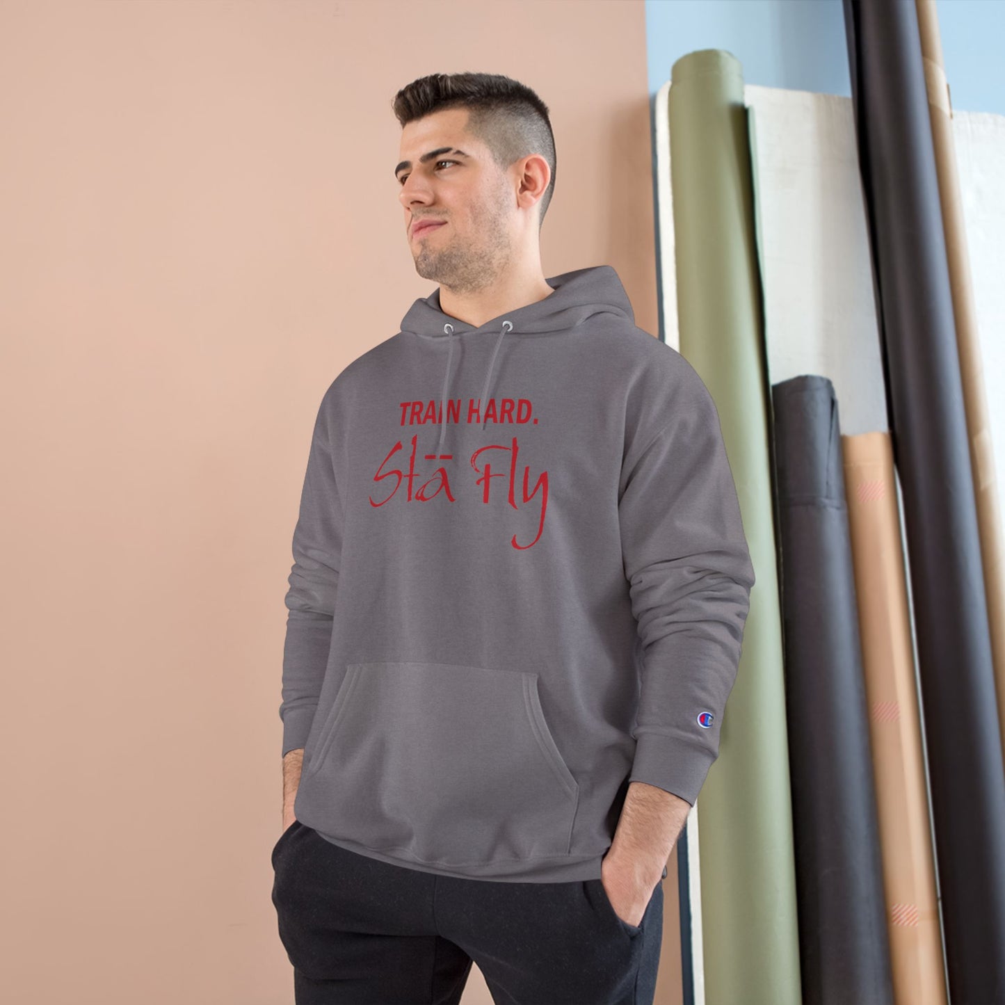 Train Hard Champion Hoodie