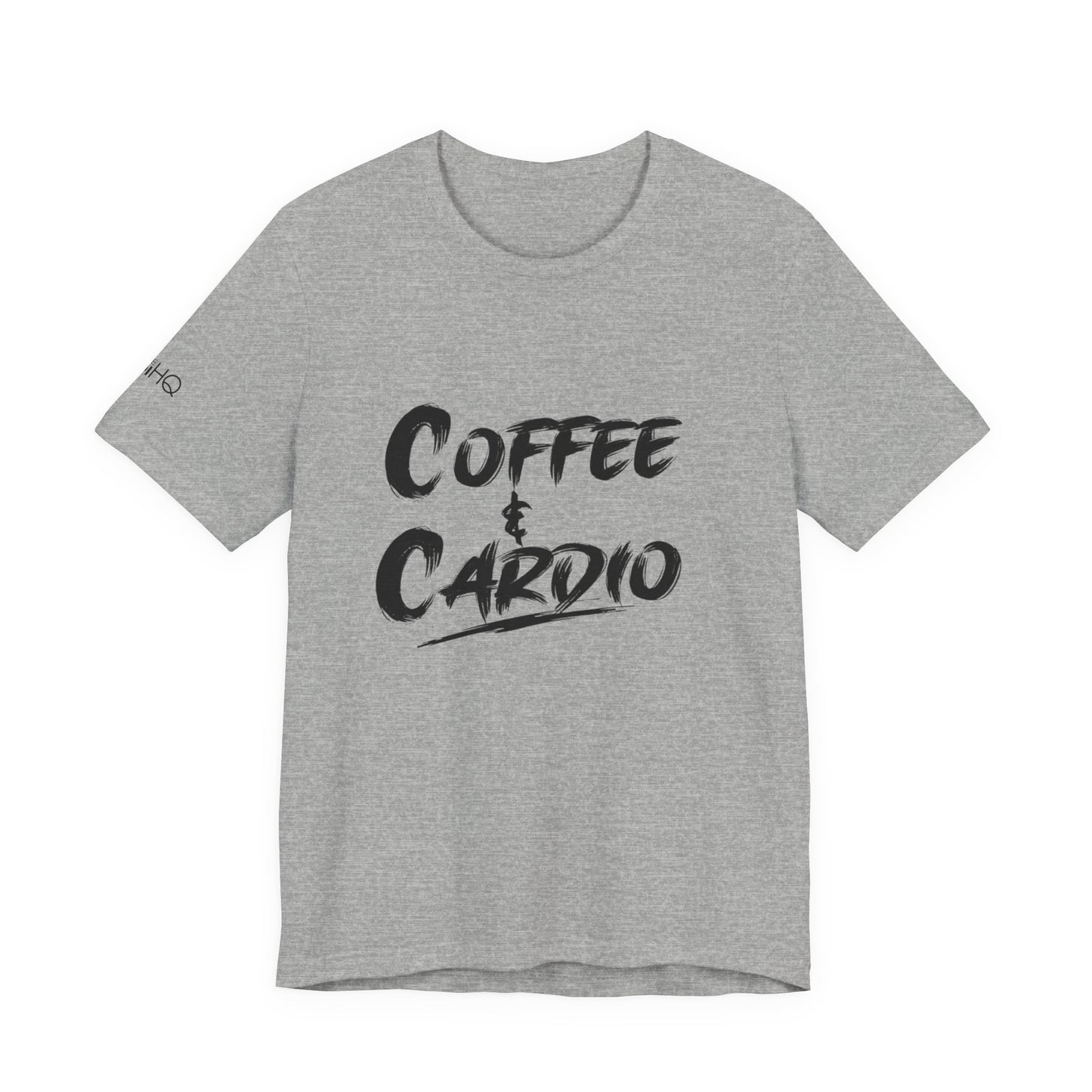 Coffee & Cardio T-Shirt — Fitness Workout Tee for Coffee Lovers