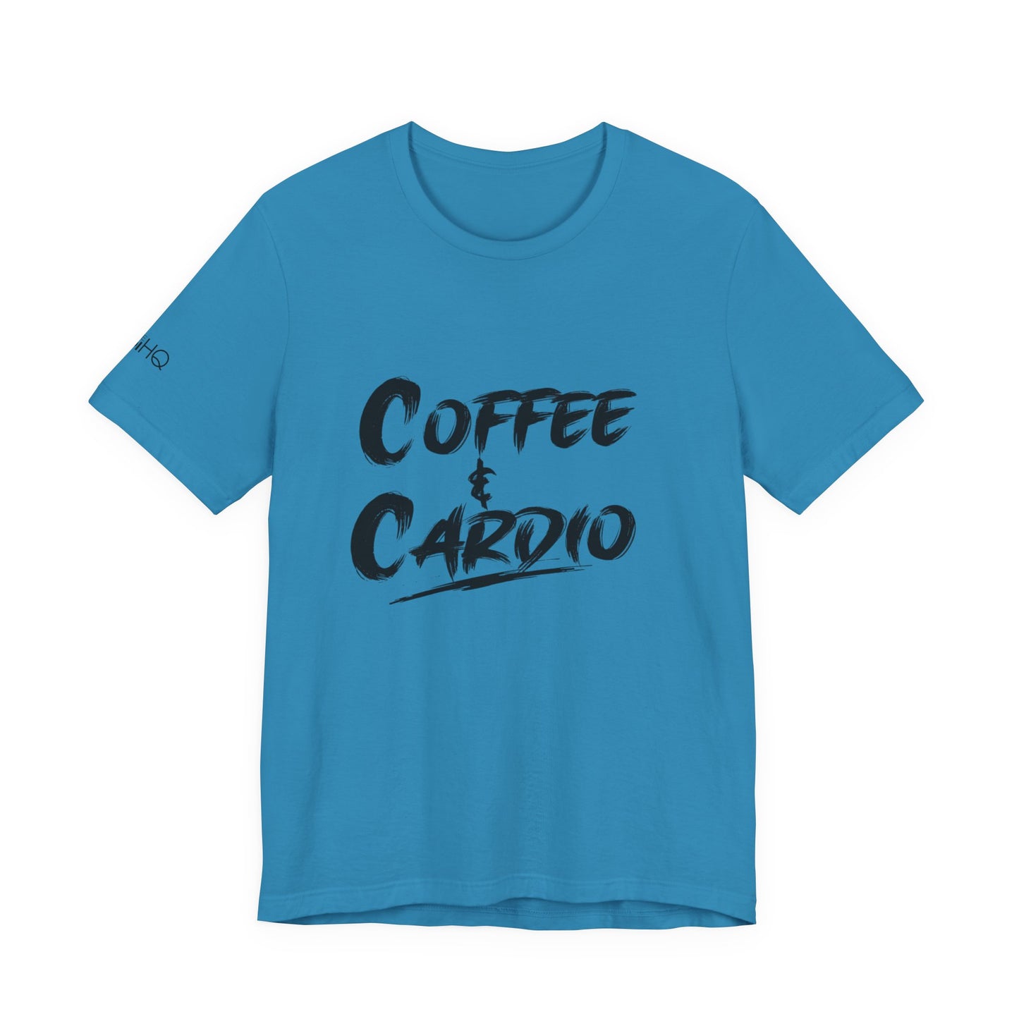 Coffee & Cardio T-Shirt — Fitness Workout Tee for Coffee Lovers