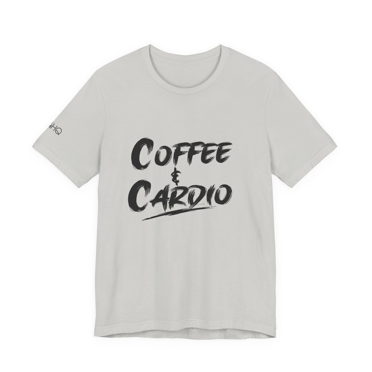 Coffee & Cardio T-Shirt — Fitness Workout Tee for Coffee Lovers