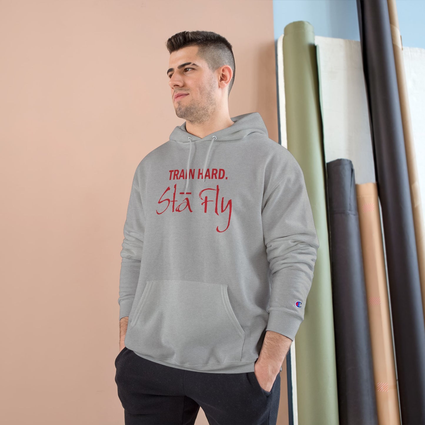 Train Hard Champion Hoodie