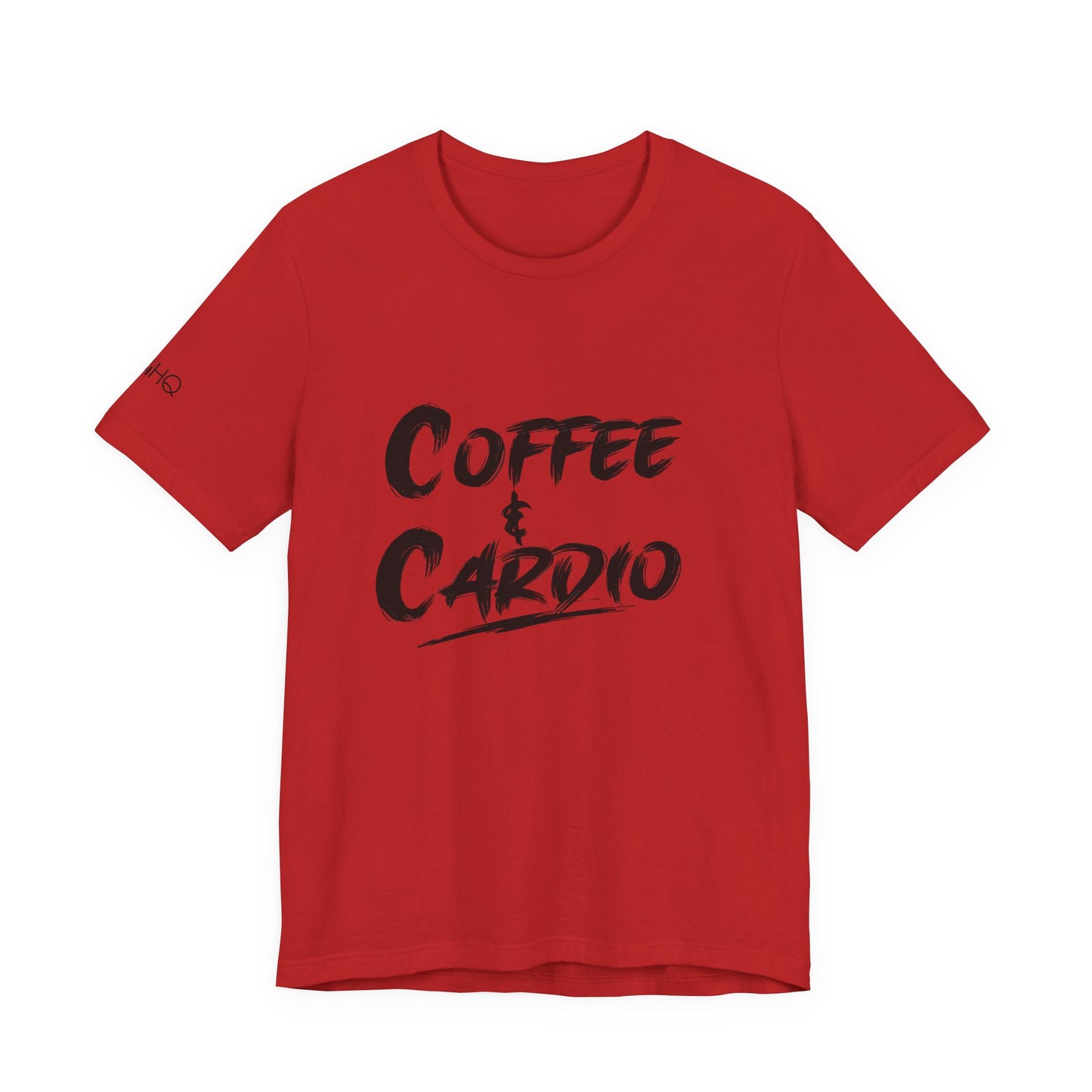 Coffee & Cardio T-Shirt — Fitness Workout Tee for Coffee Lovers