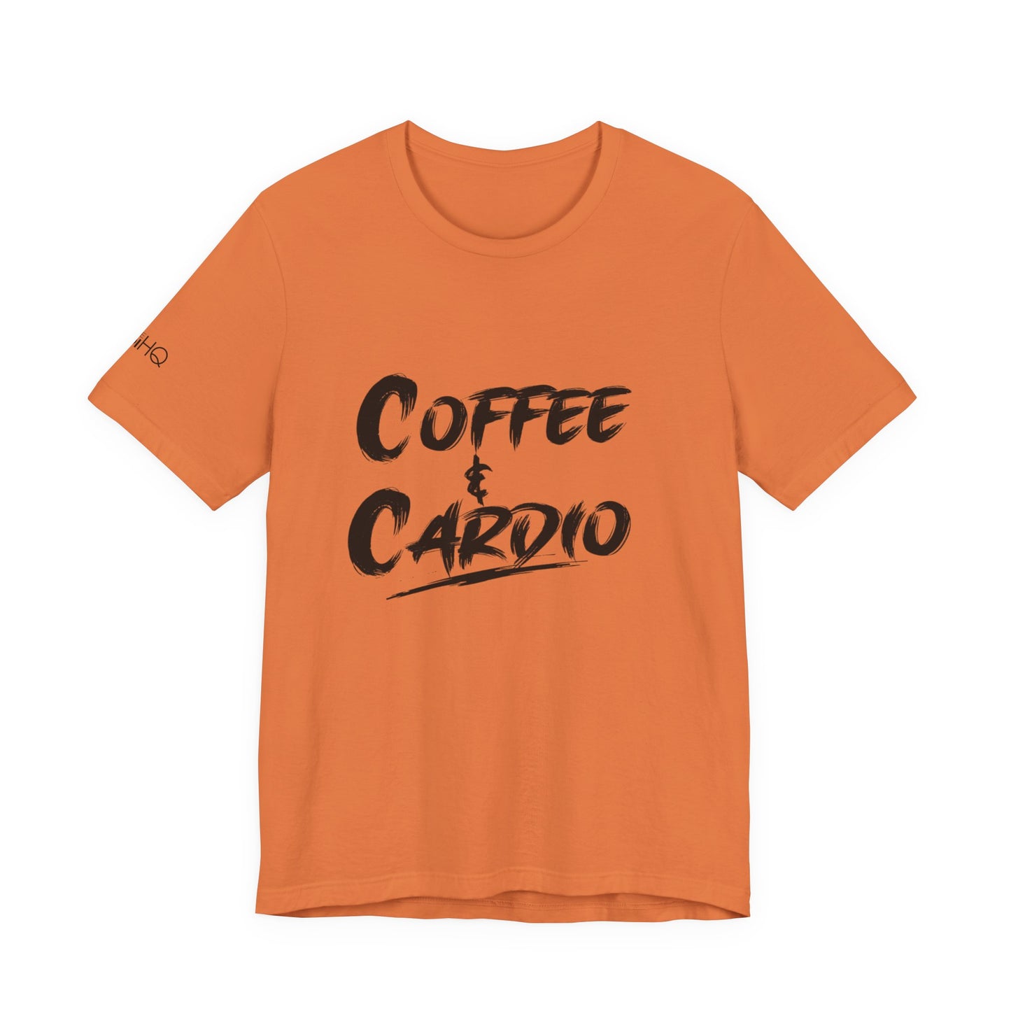 Coffee & Cardio T-Shirt — Fitness Workout Tee for Coffee Lovers