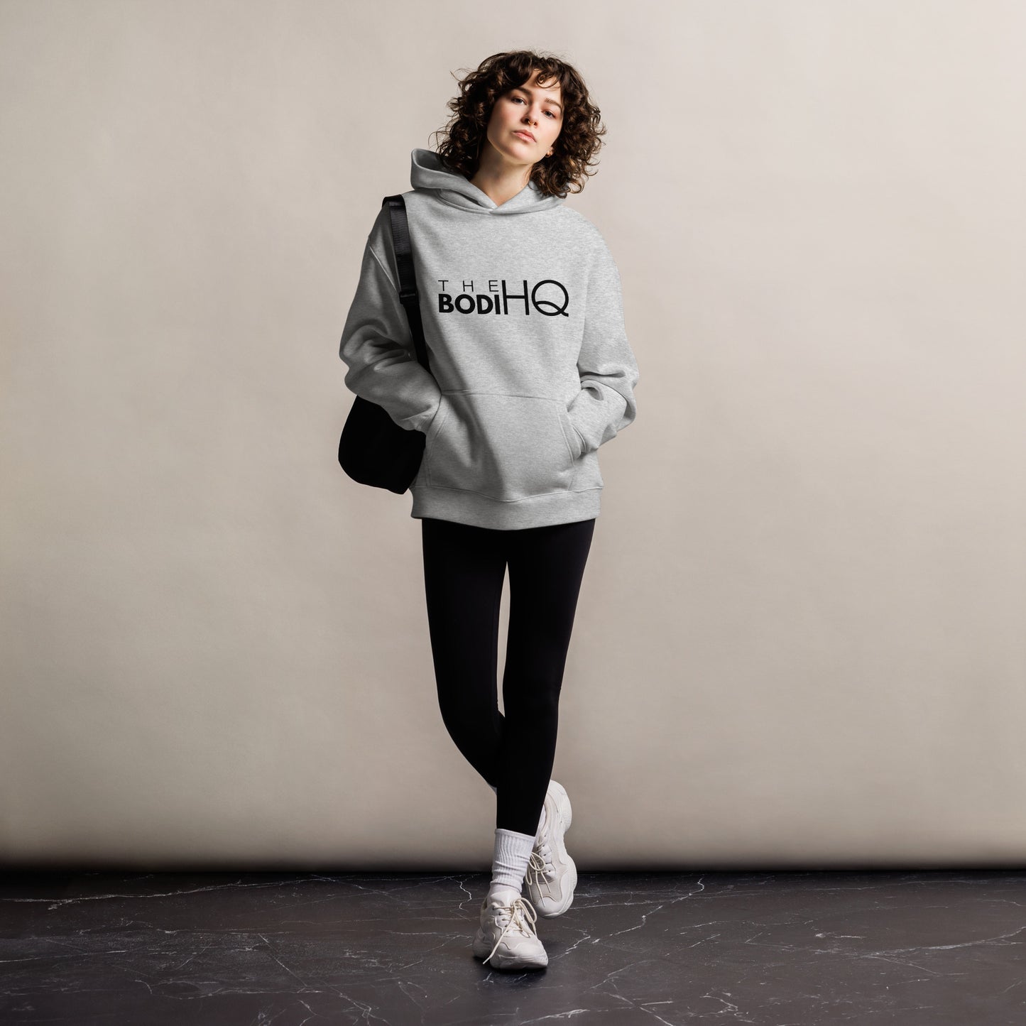 Grey Bodi Unisex Oversized Hoodie