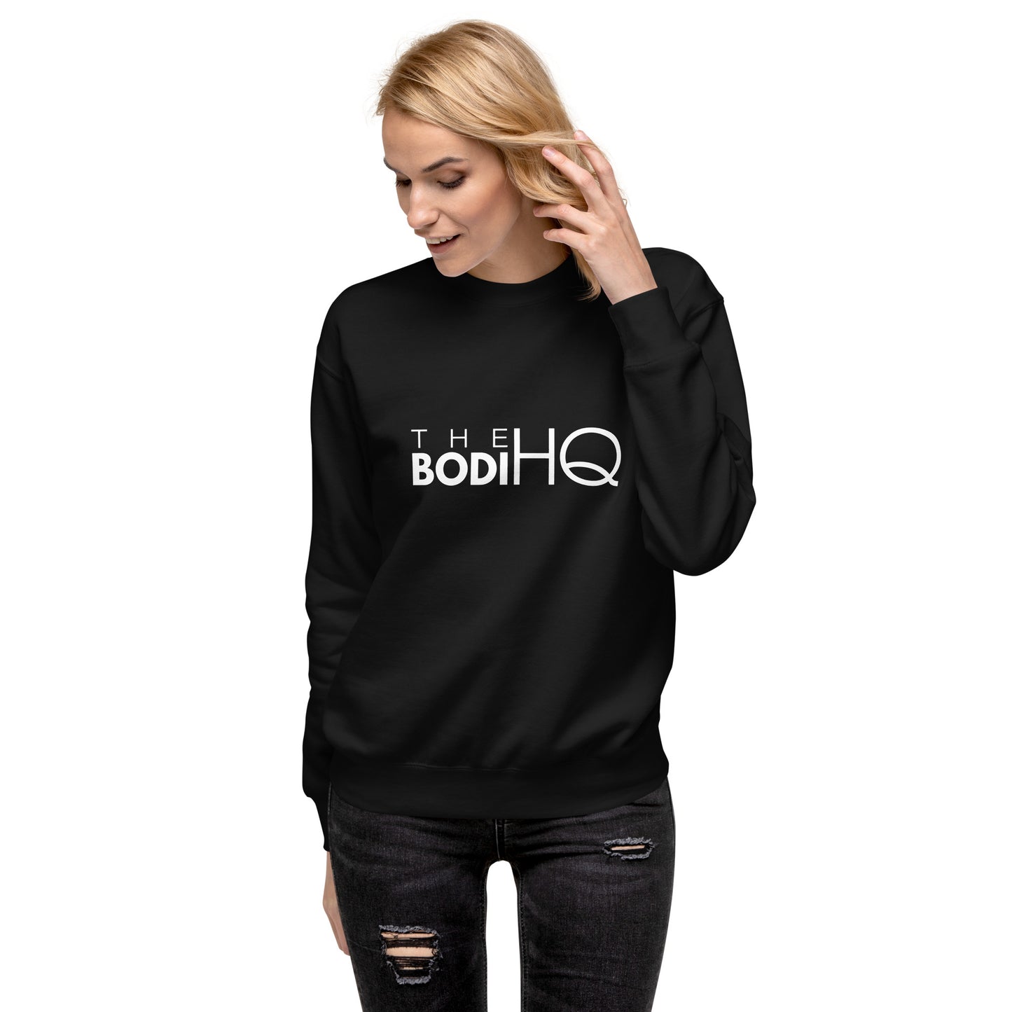 Bodi Black Unisex Premium Sweatshirt